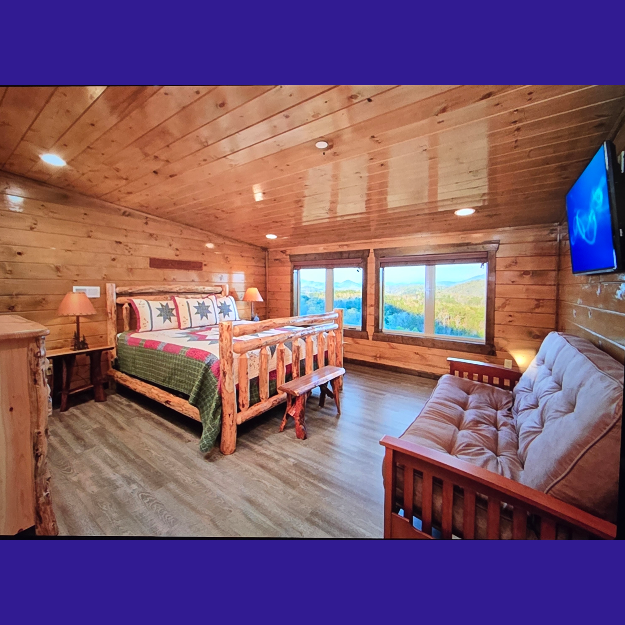 Shared Room with a King/Futon Bed